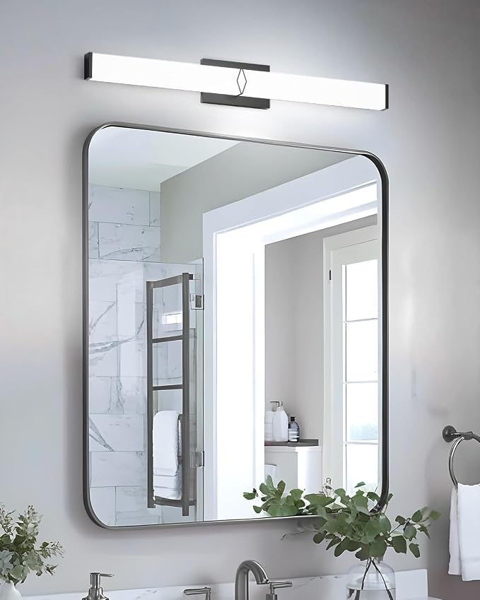 Modern Bathroom Light Fixtures, 32inch Dimmable Bathroom Vanity Lights Over - Image 5