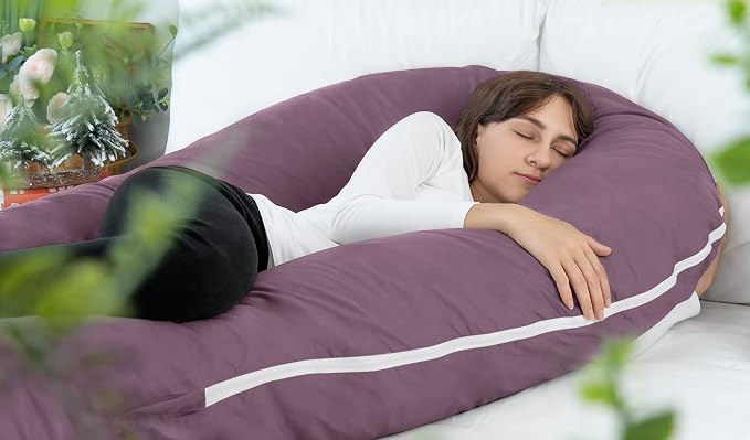 Meiz Pregnancy Pillow, Cooling Silky Pregnancy Pillows - Image 3