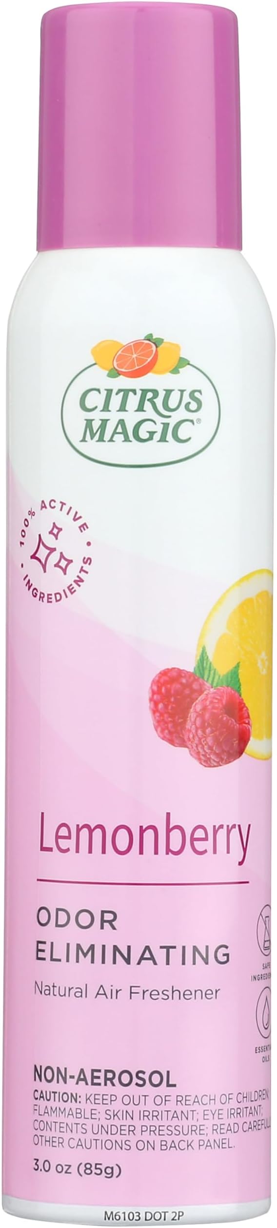 Citrus Magic Natural Odor Eliminating Air Freshener Spray, Lemonberry by CitrusMagic