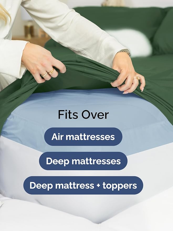 Extra Deep Split King Fitted Sheet - Image 6