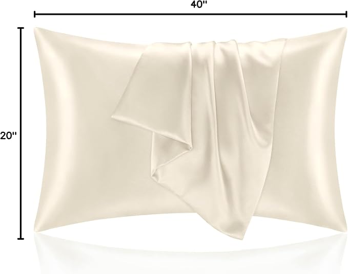 BEDELITE Satin Pillowcase for Hair and Skin, Super Soft and Cooling Similar to - Image 9