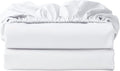 2-Pack 100% Egyptian Cotton Fitted Sheet TwinXL Size, 600 Thread Count Cotton by ZaizaiHome