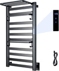 LANMEL 2 in 1 Towel Warmer Rack & Towel Rack Wall, 10 Bars Electric Wall by LANMEL