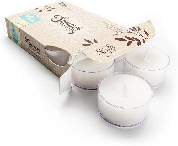 Shortie's Candle Company Baby Powder Premium Tealight Candles by ShortiesCandleCompany