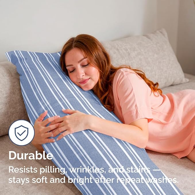 Body Pillowcases Set of 2-20x54 Long Body Pillow Case - Image 4