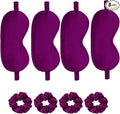 Satin Eye Mask 8Pcs Silk Sleep Masks Silky Blindfold Eyeshade Blackout Eyes by WJingYiJia