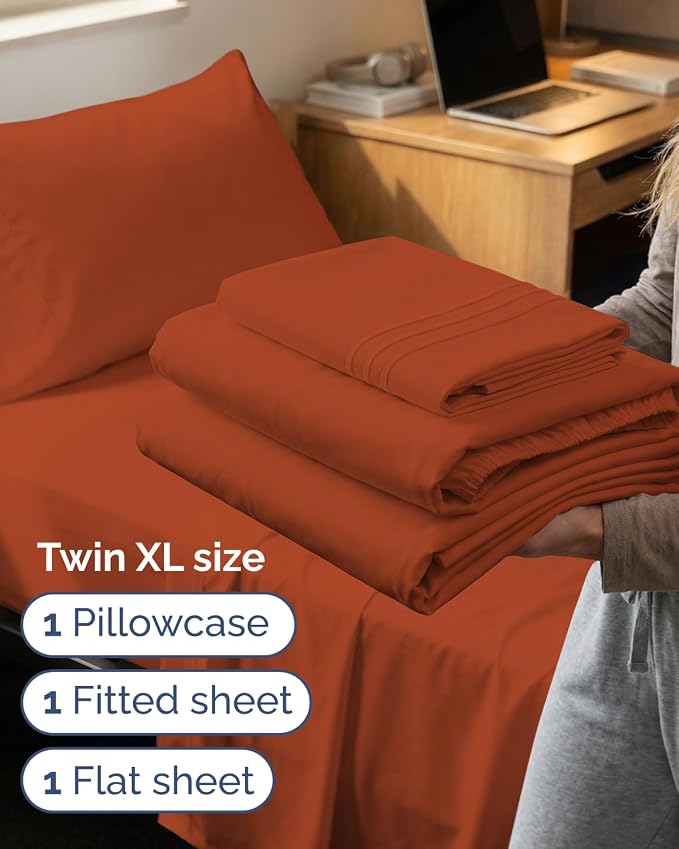 Twin XL Size 3 Piece Sheet Set - Image 3