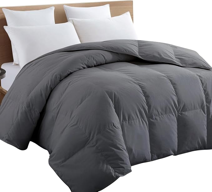 TEXARTIST Premium 2100 Series King Comforter All Season Breathable Grey - Image 8