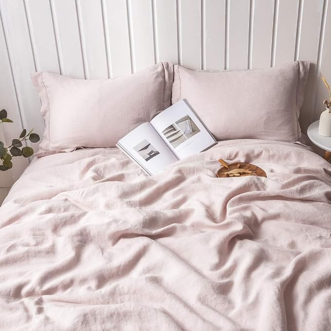 Simple&Opulence 100% Washed Linen Duvet Cover - Image 7