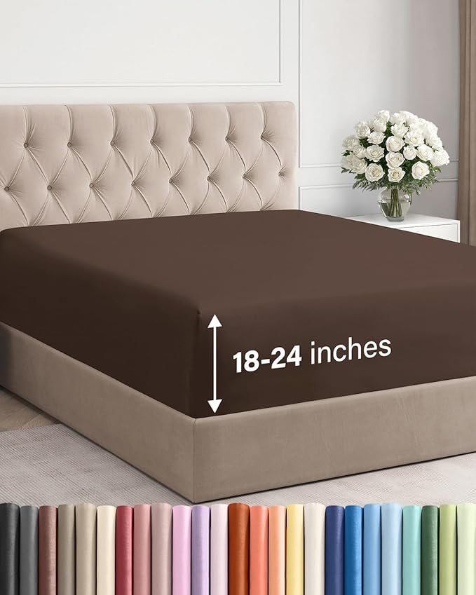 Extra Deep Queen Fitted Sheet by CGKUnlimited