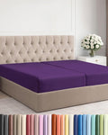 Split King Fitted Bed Sheet by CGKUnlimited