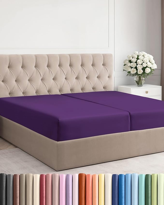 Split King Fitted Bed Sheet by CGKUnlimited