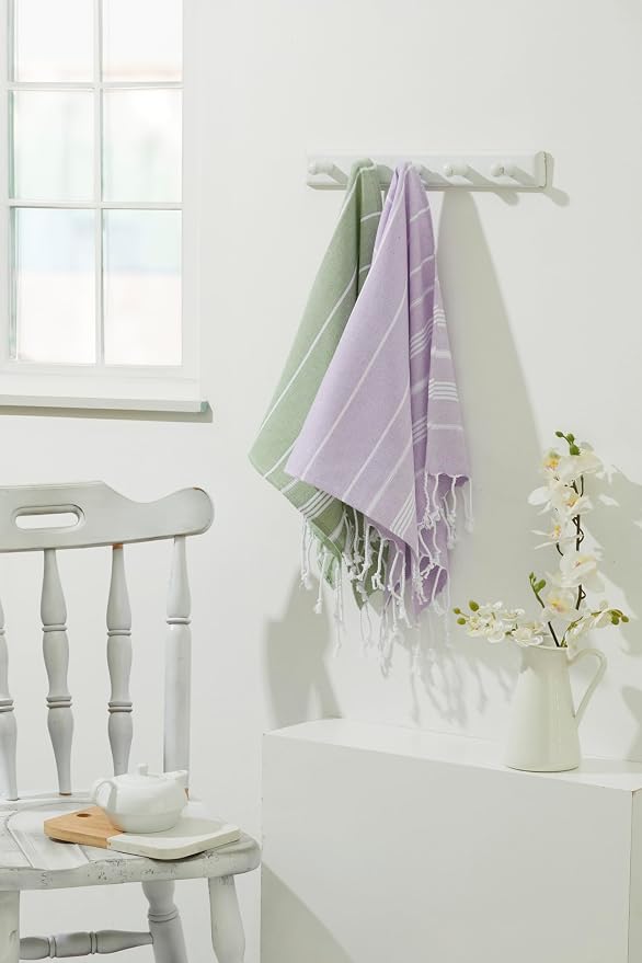 Hand Towels - Set of 2, Thin Light Compact Travel Towels, Cotton Turkish Hand - Image 7
