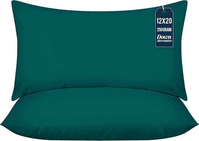 Utopia Bedding 12x20 Pillow Inserts, Dark Teal – Indoor Decorative Throw Pillows by UTOPIABEDDING