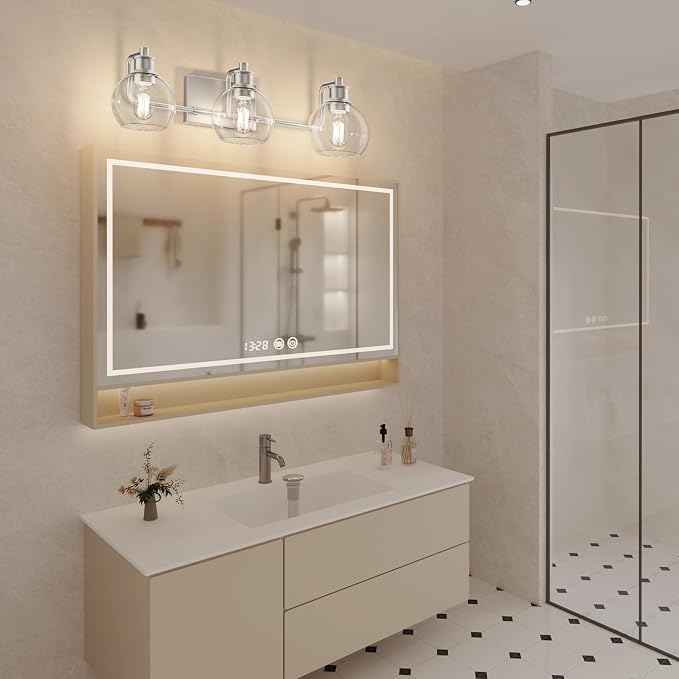 Tipace 3 Lights Vanity Light Bathroom Light Fixture Over Mirror - Image 7