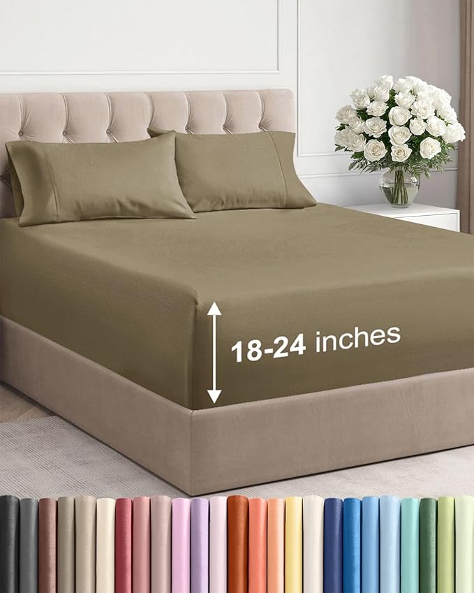 Extra Deep Twin Sheet Set by CGKUnlimited