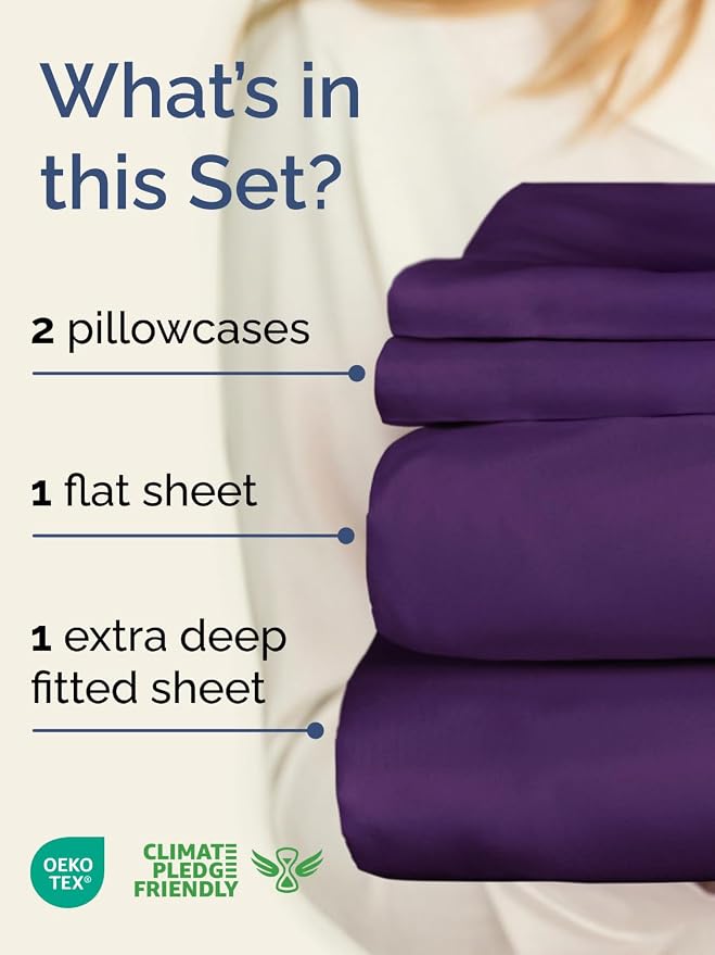 Extra Deep Twin Sheet Set - Image 2