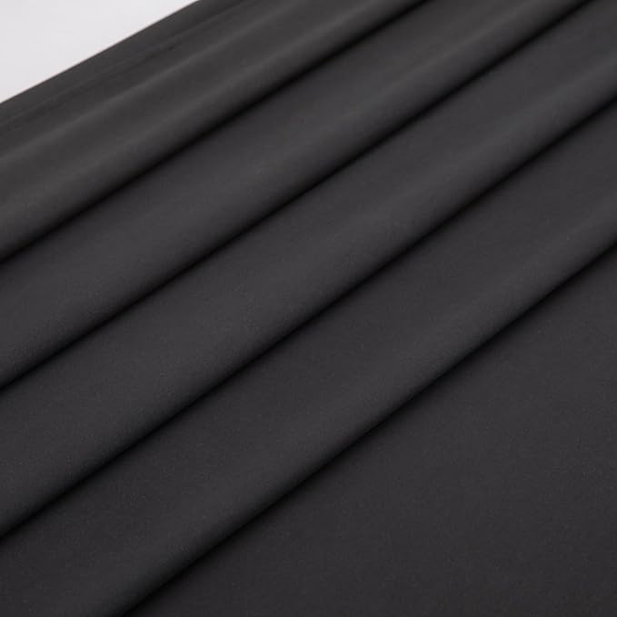 Queen Flat Sheet Only， 90x102Inch Black - Image 4