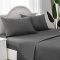 ILAVANDE Grey Sheets Set, Super Soft Microfiber Bed Sheets Set-Wrinkle Free & by ILAVANDEforYourBedHome