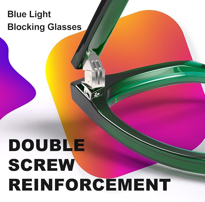 VISOONE Blue Light Blocking Glasses Square - Image 7