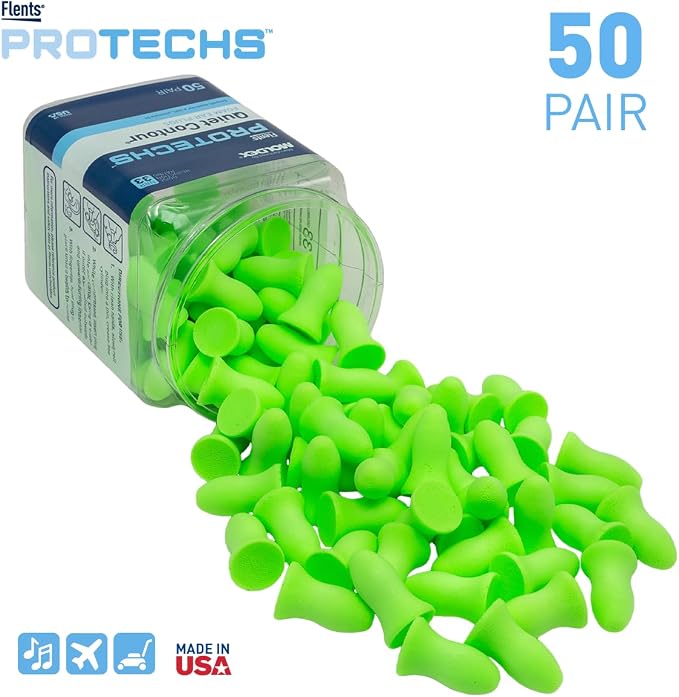 Flents Protechs Foam Ear Plugs, 50 Pair - Image 4