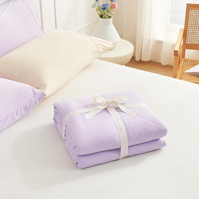 Cozy Bliss Cooling Comforter Queen Size, Cooling Blankets - Image 9