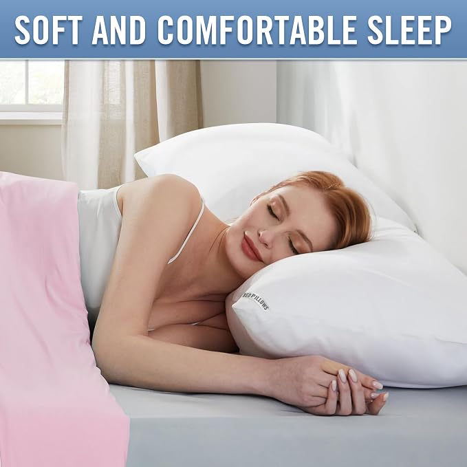 Piwaal Bed Pillows King Size 4-Pack - Image 5