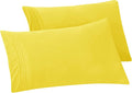 Elegant Comfort Solid Pillowcases 1500 Premium Hotel Quality Microfiber by ELEGANTCOMFORT
