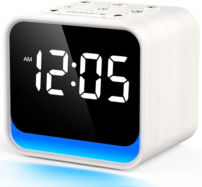HOUSBAY Wooden Sound Machine Alarm Clock by HOUSBAY
