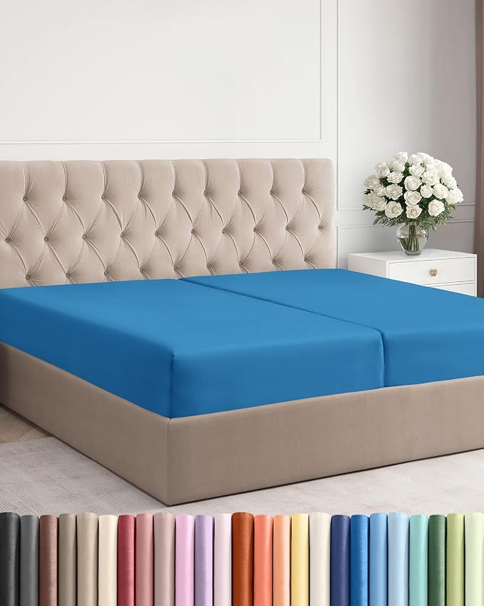 Split King Fitted Bed Sheet by CGKUnlimited