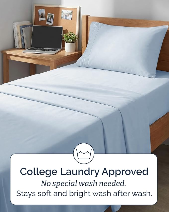 Twin XL Size 3 Piece Sheet Set - Image 6