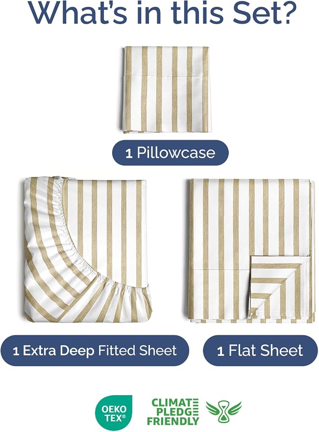 Extra Deep Twin Sheet Set - Image 2