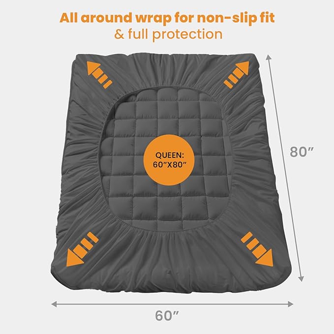 MATBEBY Queen Size Mattress Pad - Image 5