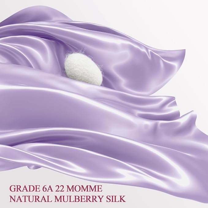 100% Silk Pillow Cases 2 Pack Queen Size Mulberry Silk Pillowcase Set of 2 - Image 2