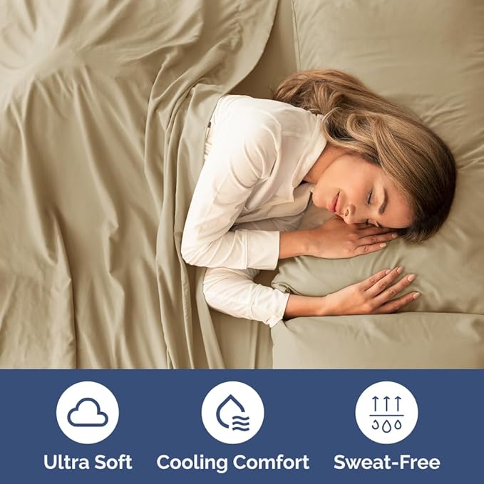 Cal King Size 4 Piece Sheet Set - Image 4