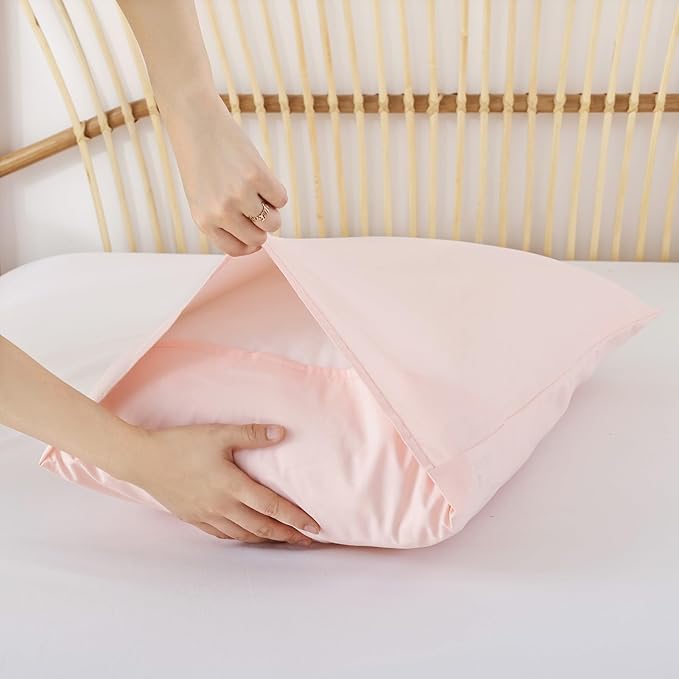 ROSGONIA Blush Comforter Set Queen - Image 7