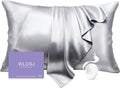 100% Silk Pillow Cases Queen Size Mulberry Silk Pillowcase by WLOSJ