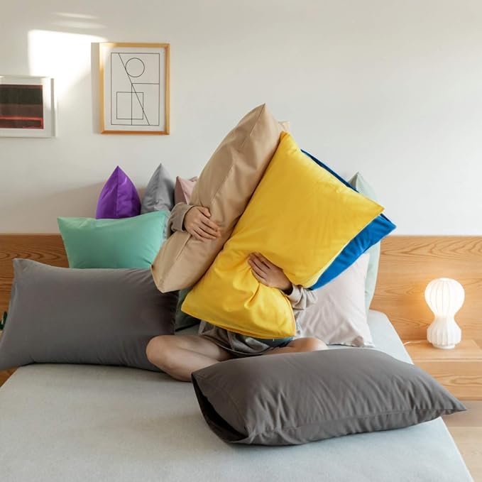 FLXXIE King Pillow Cases Set of 2, Soft Microfiber Pillow Covers - Image 7