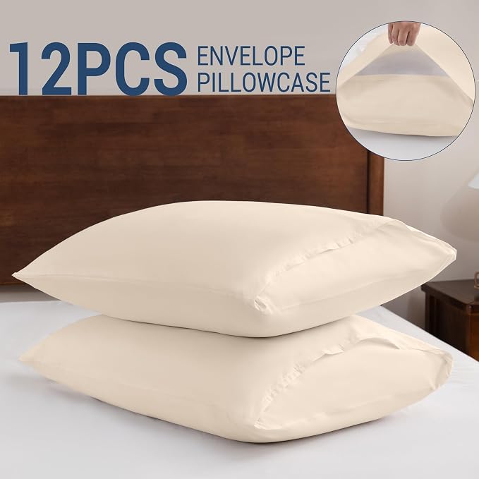 Pillowcases King 12 Pack, 20x36 Pillow Cases - Image 5