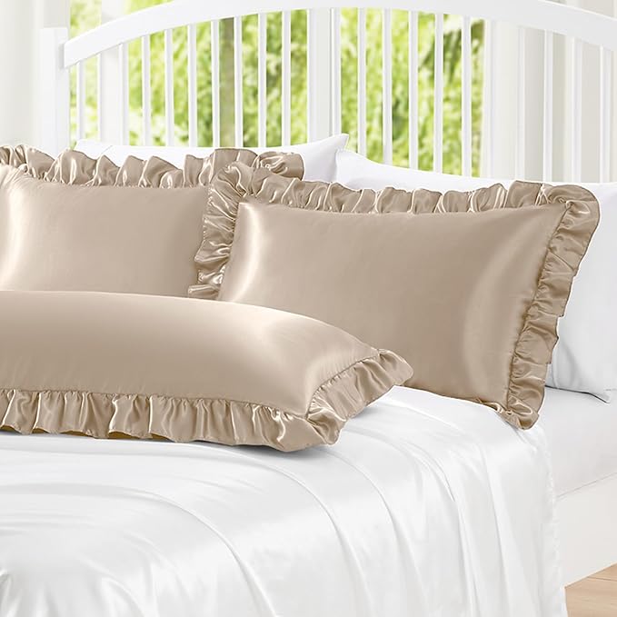 Homiest Ruffle Satin Pillowcase - Image 2