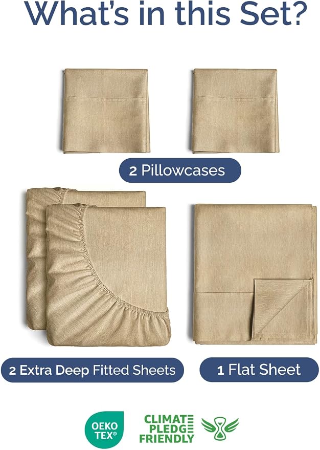 Extra Deep Split King Sheet Set - Image 2