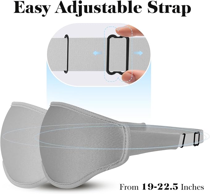 Fygrip 3D Eye Mask Sleep Mask for Men & Women, 100% Pressure-Free & Light - Image 5