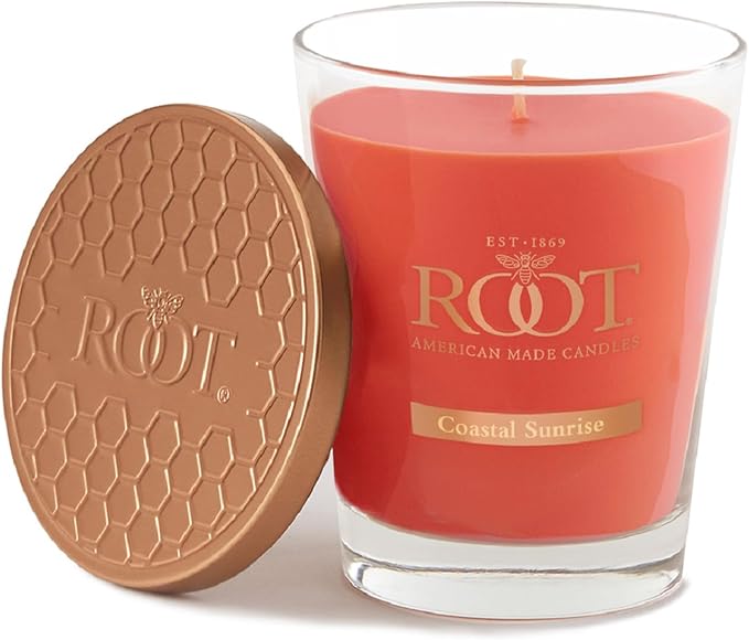 Root Candles Scented Candles Honeycomb Beeswax Blend Premium Handcrafted Candle by RootCandles