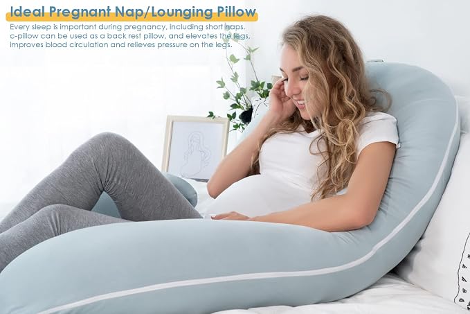 INSEN Pregnancy Pillows for Sleeping, Maternity Pillow - Image 5