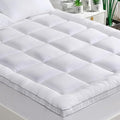 GRT Pillowtop Mattress Topper Queen Size, Rayon from Bamboo Mattress Cover by GRT