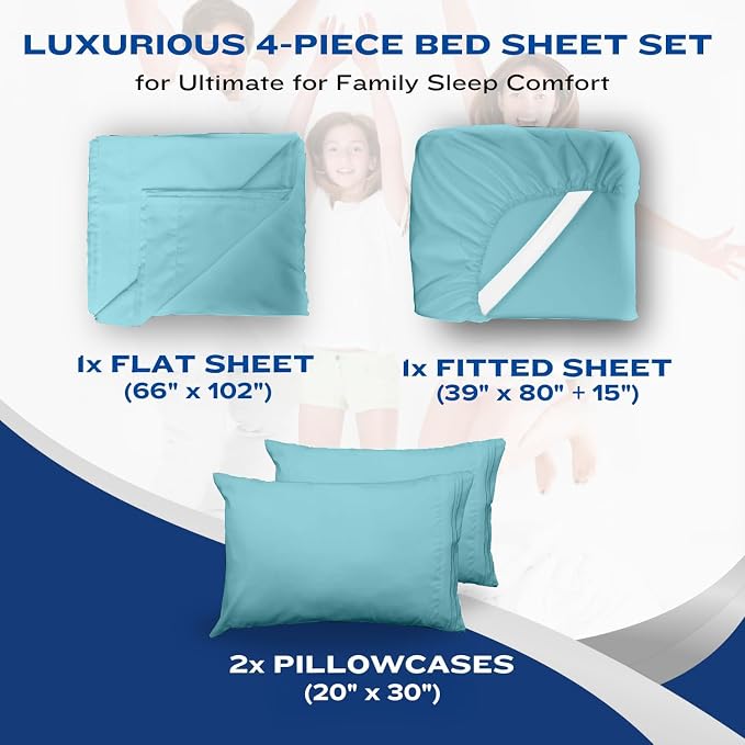 DREAMCARE Twin XL Sheet Sets - Image 8