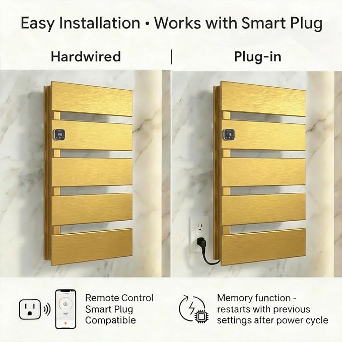 Electric Towel Warmer, Heated Towel Rack - Image 4