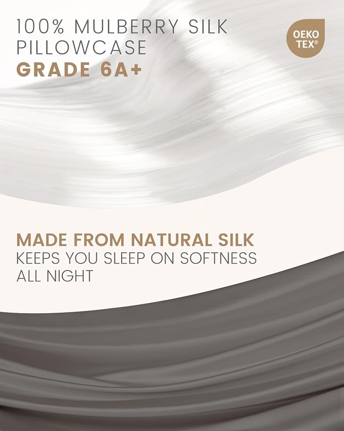 THXSILK Set of 2 Silk Pillowcase - Image 2