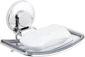 LEVERLOC Chrome Suction Cup Soap Dish Holder by LEVERLOC