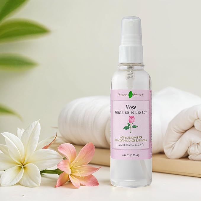 Rose Linen and Room Spray, Natural Pillow Spray Made - Image 4